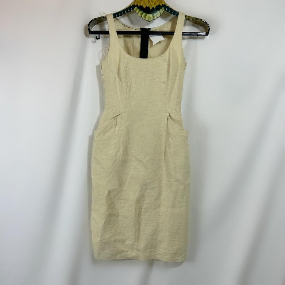 DOLCE AND GABANA BEIGE DRESS